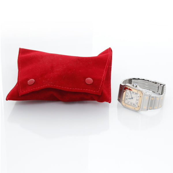 Cartier Santos Men's 2-Tone Steel & Gold Quartz Watch 187901