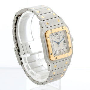 Cartier Santos Men's 2-Tone Steel & Gold Quartz Watch 187901