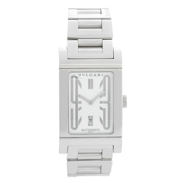 Bvlgari Rettangolo Midsize Stainless Steel Watch RT 45S