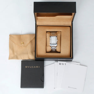 Bvlgari Rettangolo Midsize Stainless Steel Watch RT 45S