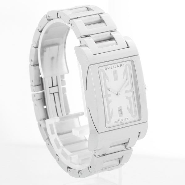 Bvlgari Rettangolo Midsize Stainless Steel Watch RT 45S