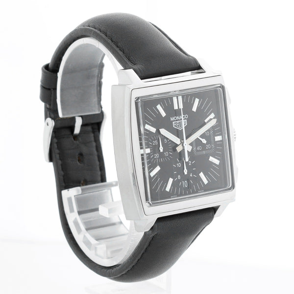 Tag Heuer Monaco Chronograph Men's Stainless Steel Watch CS2111