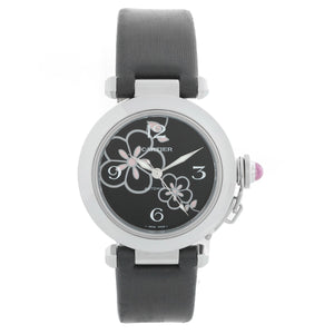 Cartier Pasha C Ladies Limited Edition Winter Flower Steel Watch W3109699