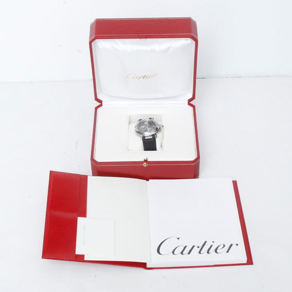Cartier Pasha C Ladies Limited Edition Winter Flower Steel Watch W3109699
