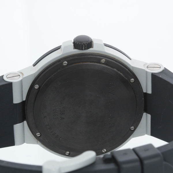 Bvlgari Aluminium Silver Dial  Mens Watch AL 38 A