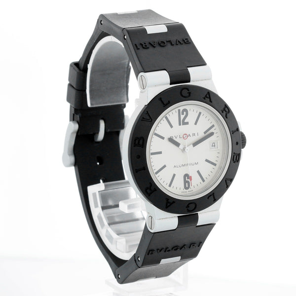 Bvlgari Aluminium Silver Dial  Mens Watch AL 38 A