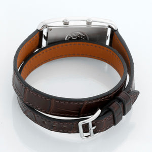 Hermès Cape Cod Dual Time Zone Ladies Stainless Steel Nantucket Watch CC3-210
