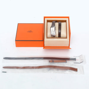 Hermès Cape Cod Dual Time Zone Ladies Stainless Steel Nantucket Watch CC3-210