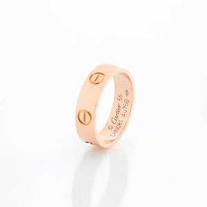 Cartier Love 18k Rose Gold Band Size 55