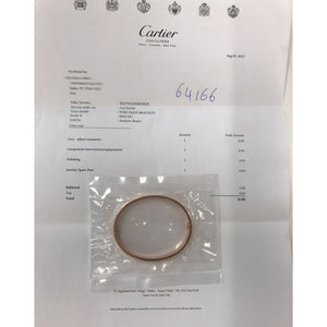 Cartier Love Bracelet 18k Rose Gold Size 17 – Image 5