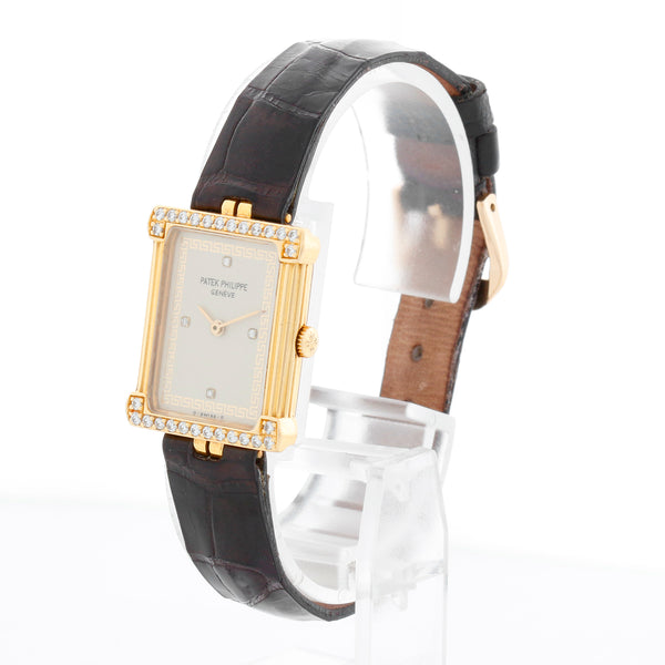 Patek Philippe Les Grecques Yellow Gold Ladies Watch Ref 4632