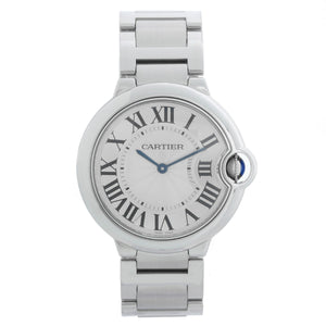 Cartier Ballon Bleu Midsize Stainless Steel Watch W69011Z4 3005