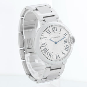 Cartier Ballon Bleu Midsize Stainless Steel Watch W69011Z4 3005