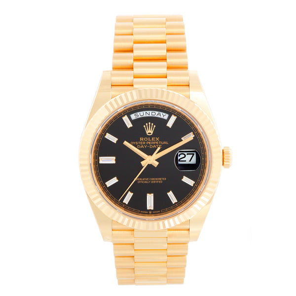 Rolex Day-Date 40 President 18k Yellow Gold Men's 40mm 228238 Watch