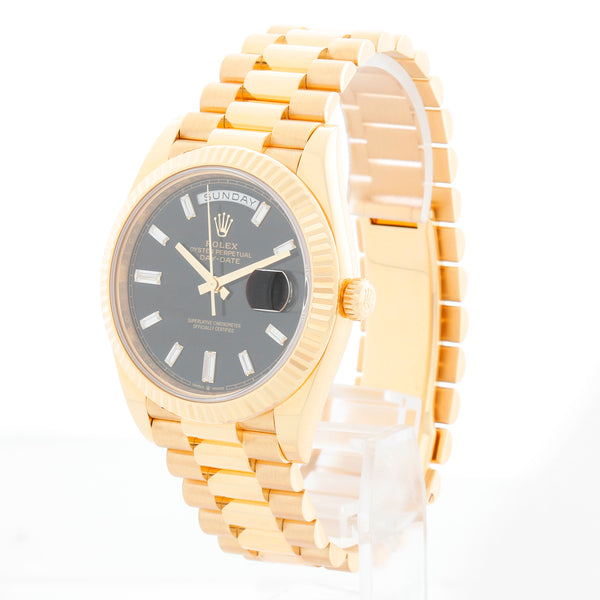 Rolex Day-Date 40 President 18k Yellow Gold Men's 40mm 228238 Watch