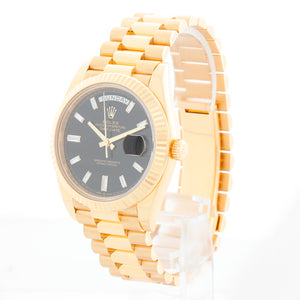 Rolex Day-Date 40 President 18k Yellow Gold Men's 40mm 228238 Watch