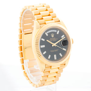 Rolex Day-Date 40 President 18k Yellow Gold Men's 40mm 228238 Watch