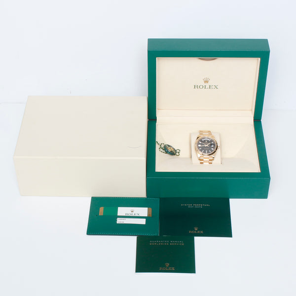 Rolex Day-Date 40 President 18k Yellow Gold Men's 40mm 228238 Watch