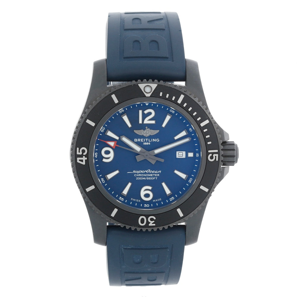 Breitling Superocean 46 Men's DLC Stainless Steel Watch M17368D71C1S2