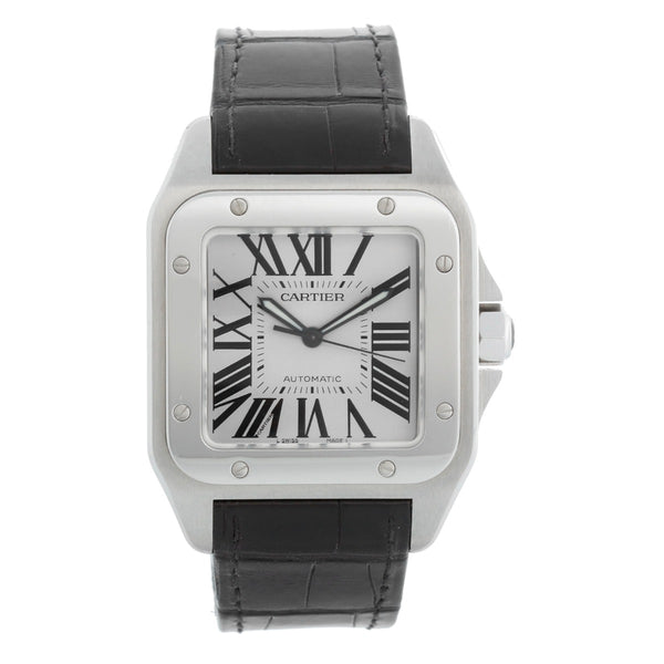 Cartier Santos XL 100 Steel Automatic Men's Watch W20073X8 2656