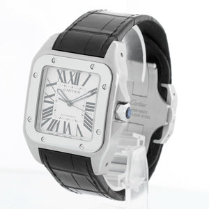 Cartier Santos XL 100 Steel Automatic Men's Watch W20073X8 2656