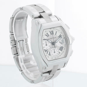 Cartier Roadster Chronograph Stainless Steel Men's Watch 2618 W62006X6