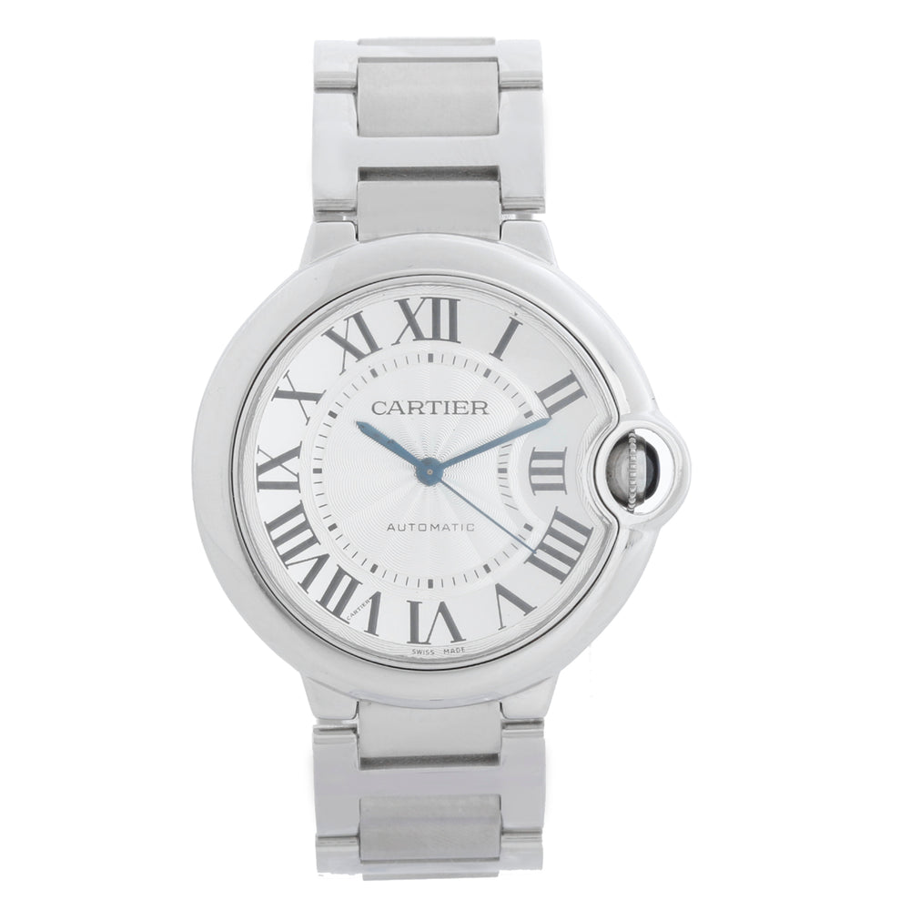 Cartier Ballon Bleu Midsize Stainless Steel Watch W6920046 3488