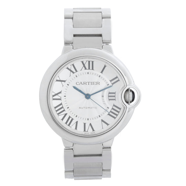 Cartier Ballon Bleu Midsize Stainless Steel Watch W6920046 3488