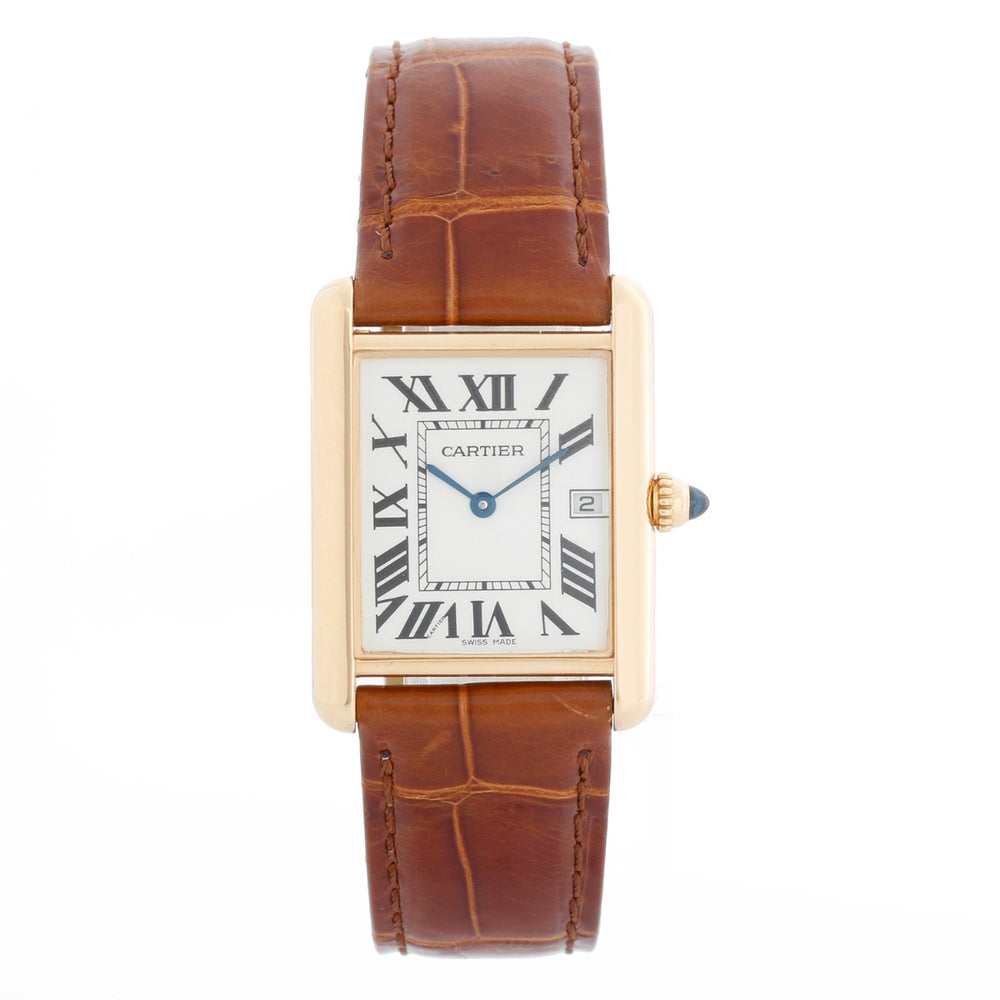 Cartier Tank Louis 18K Yellow Unisex Gold Watch W1529756 2441