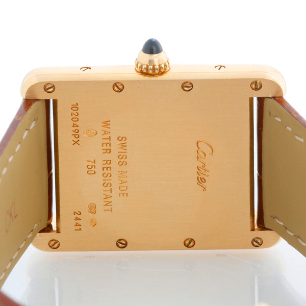 Cartier Tank Louis 18K Yellow Unisex Gold Watch W1529756 2441
