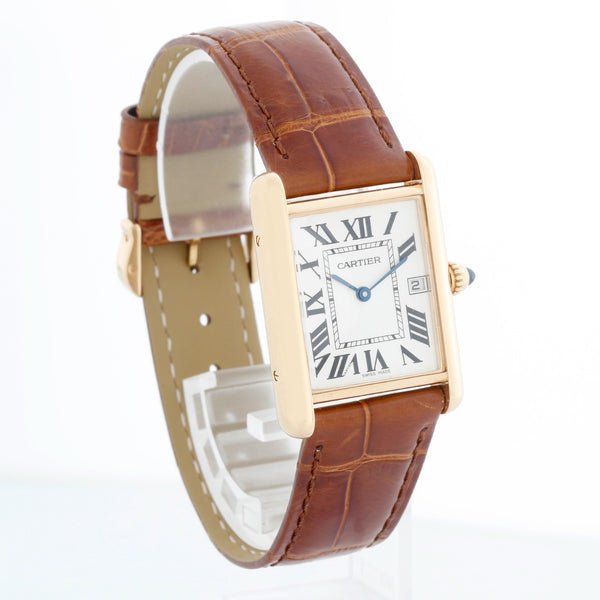 Cartier Tank Louis 18K Yellow Unisex Gold Watch W1529756 2441
