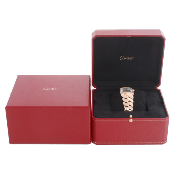 Cartier La Dona 18k Rose Gold Diamond Ladies Watch WE600501