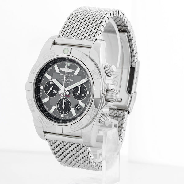 Breitling Chronomat 44 Stainless Steel Men's Chronograph Watch AB0110