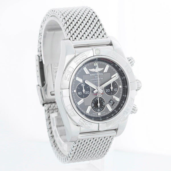 Breitling Chronomat 44 Stainless Steel Men's Chronograph Watch AB0110