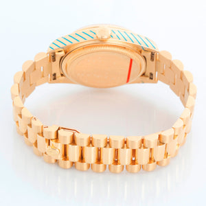 Rolex President Day-Date Men's Watch 18038 White Roman Dial