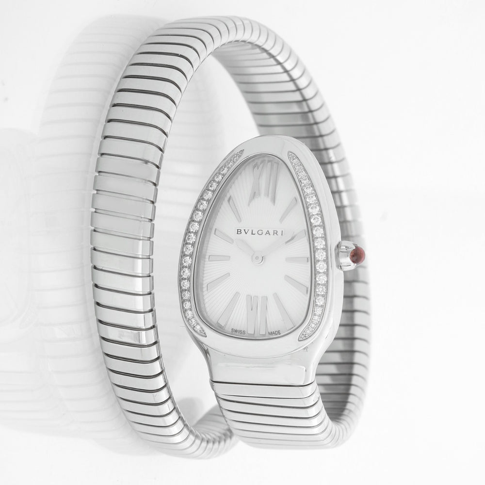 Bulgari Serpenti Serpent Stainless Steel Ladies Watch SP35S