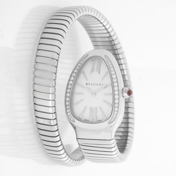 Bulgari Serpenti Serpent Stainless Steel Ladies Watch SP35S