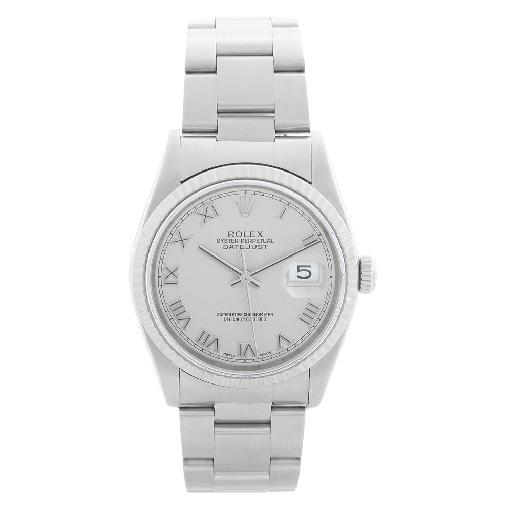 Rolex Datejust Men's Stainless Steel Watch 16234