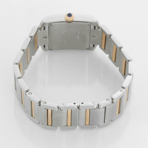 Cartier Tank Francaise Midsize Stainless Steel & Yellow Gold  Watch 2465 W51012Q4