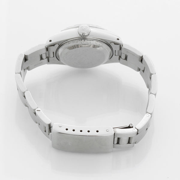 Ladies Rolex Date Steel Watch 69240 Silver Dial