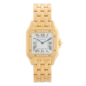 Cartier Panther 18k Yellow Gold Midsize Watch WJPN0016 4014