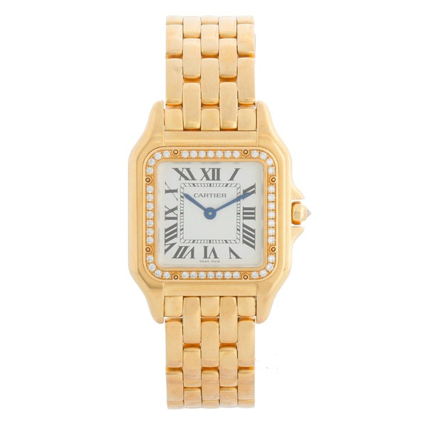 Cartier Panther 18k Yellow Gold Midsize Watch WJPN0016 4014