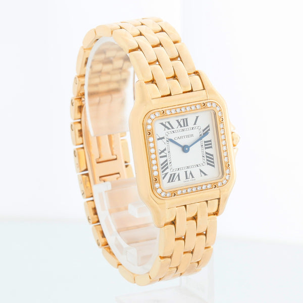 Cartier Panther 18k Yellow Gold Midsize Watch WJPN0016 4014