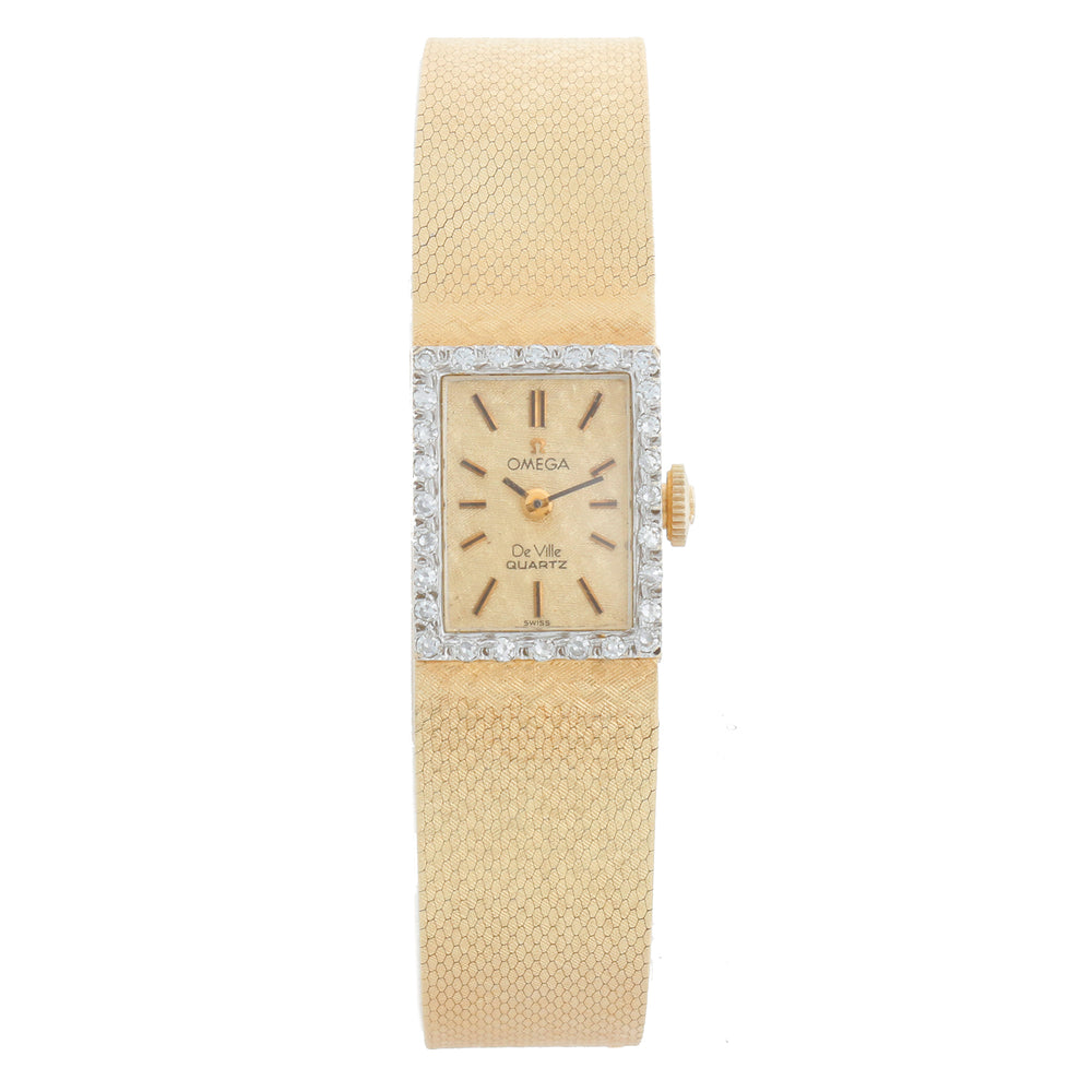 Omega DeVille Men's 14k Yellow Gold Dress Watch