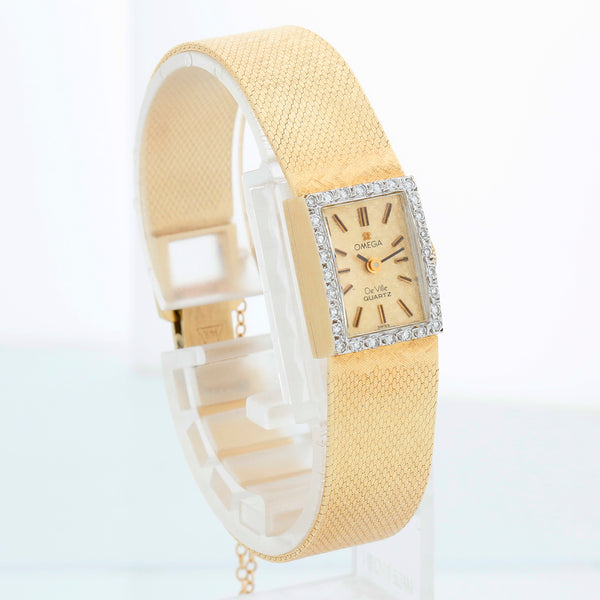 Omega DeVille Men's 14k Yellow Gold Dress Watch