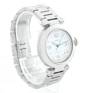 Cartier Pasha C Midsize Stainless Steel Men's or Ladies Watch 2324 W31015M7