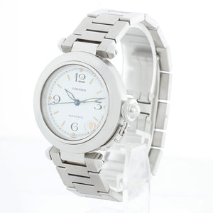 Cartier Pasha C Midsize Stainless Steel Men's or Ladies Watch 2324 W31015M7