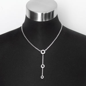 Di Modolo "Tempia" detachable 18k White Gold Earring & Necklace Set