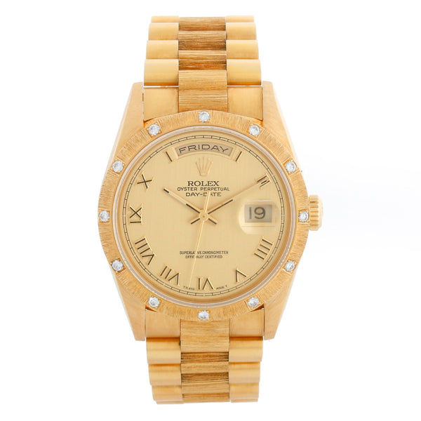 Rolex President Day-Date Men's 18k Gold Watch 18308