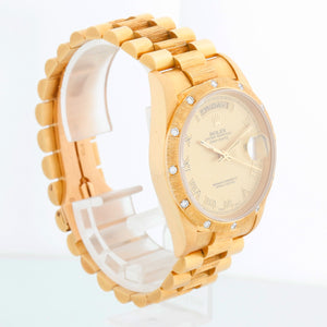 Rolex President Day-Date Men's 18k Gold Watch 18308